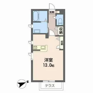 SOL.LEVANTEVIII【0103号室】の間取り