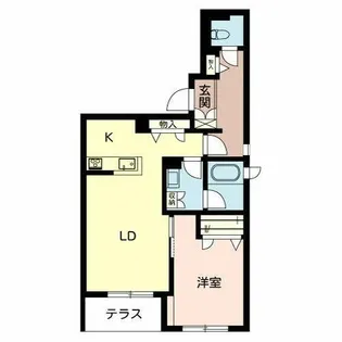 ルミソル【0101号室】の間取り