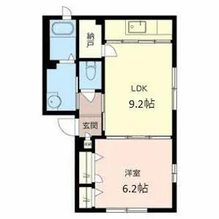 シャーメゾン黒江【0102号室】の間取り