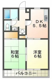 アムールKOHBE【2階】の間取り