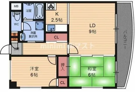 NEST95【7階】の間取り