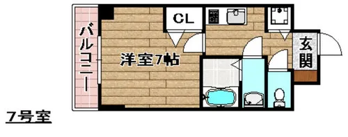 GLAD TAKATSUKI【10階】の間取り