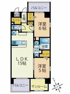 neu【2階】の間取り