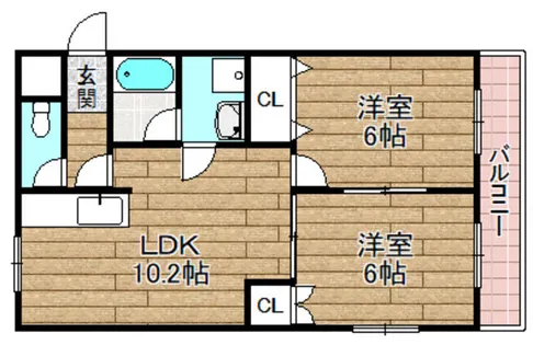 メゾンレヴェーユ【3階】の間取り