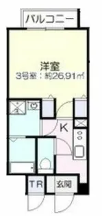 アリビオ都島【5階】の間取り