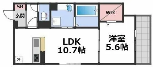 レクタス【3階】の間取り