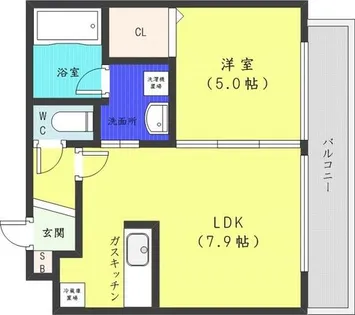 ブランノワール宮の森【2階】の間取り