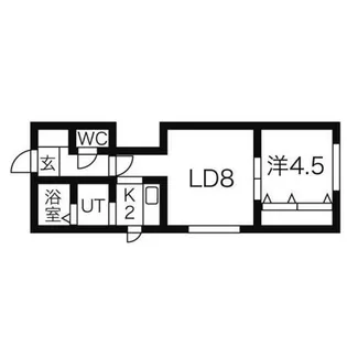 Villa大通・煌【2階】の間取り