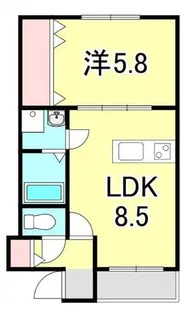 SJS浜大津【1階】の間取り