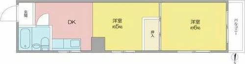 メゾン露橋【3階】の間取り