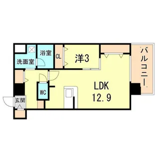 スプランディッド王子公園【8階】の間取り