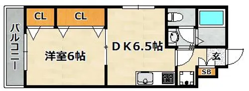 大林マンション【301号室】の間取り