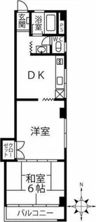小松ハウス【3階】の間取り