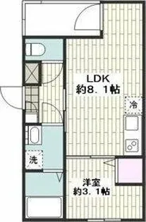 MOVE中村公園SOUTHII【1階】の間取り