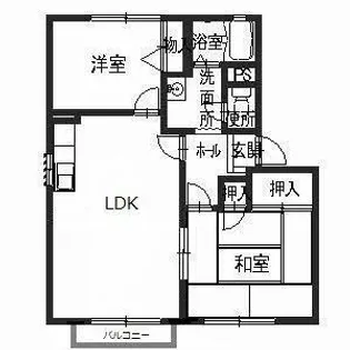 アクティ・テン【B202号室】の間取り