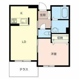 ヴィラーチェ・マーサ【0103号室】の間取り