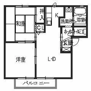 ハイツ ジェントル【0201号室】の間取り