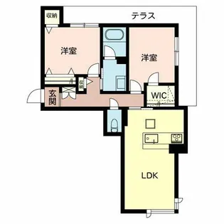 シャーメゾン ルル【0101号室】の間取り