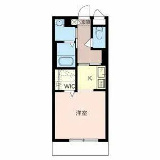 カームリーコート【0102号室】の間取り