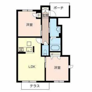 シャーメゾン プリエ【0102号室】の間取り