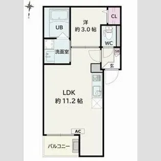 Jack kawamaⅡ【2階】の間取り