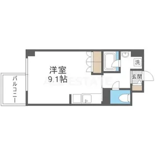 エスティライフ大阪都島【4階】の間取り