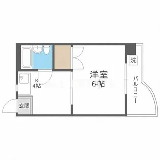 東洋プラザ都島中通【4階】の間取り