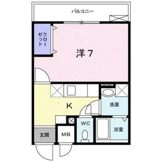 フィオーレ 1【2階】の間取り