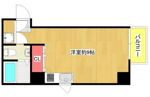 レオンコンフォート弁天町【401号室】の間取り