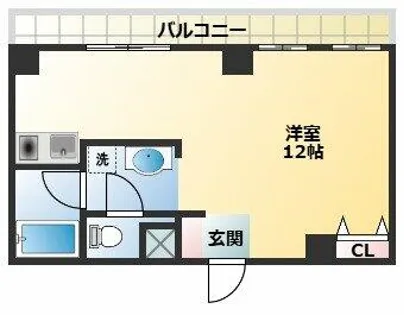 レガーレ長居公園【8階】の間取り