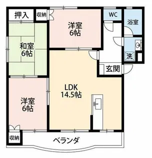 エーデルハイム清水【301号室】の間取り