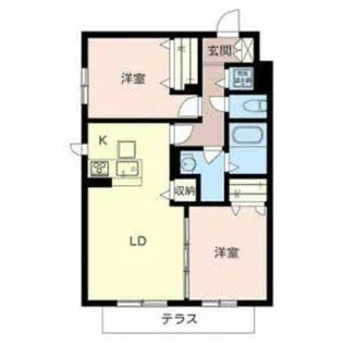 Shamaison Vue【0101号室】の間取り