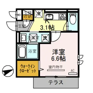 R-001【3階】の間取り