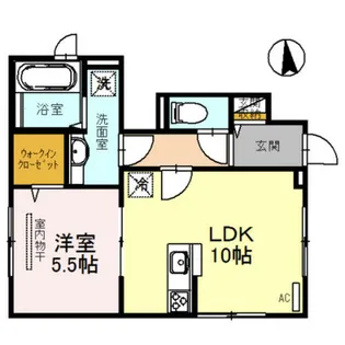 メゾンN 京都 三十三間堂【1階】の間取り