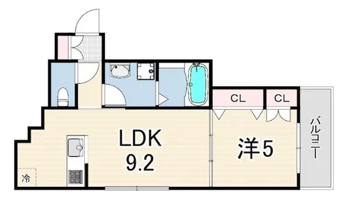 RADIANT ASAHIDORI【3階】の間取り