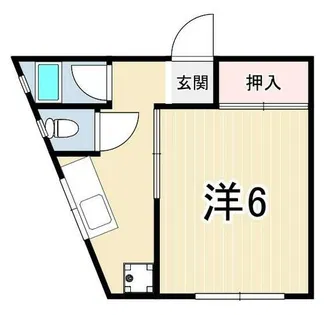 シエル中山手【1階】の間取り
