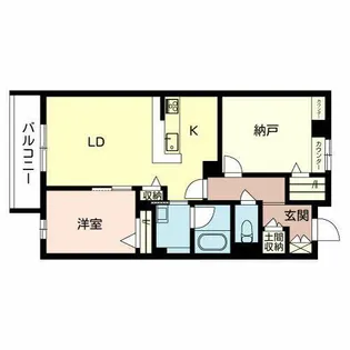 グランフェリシア新伊丹【0213号室】の間取り