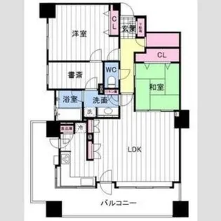 アルス近代美術館ウエスト【6階】の間取り