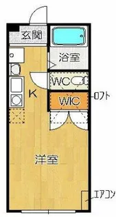 カーサフォルトゥーナ【3階】の間取り