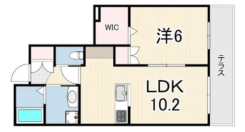 VIDAFELIS【1階】の間取り