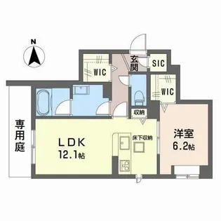 シャーメゾン金岡公園【0101号室】の間取り