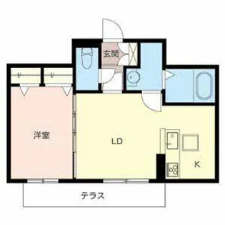 カステッロ はなふさII【0103号室】の間取り