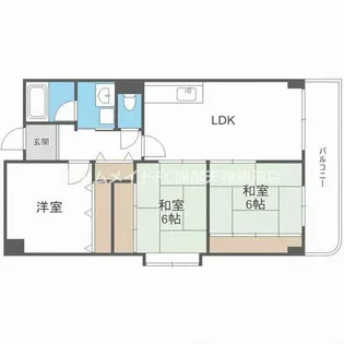 ベルファスト・ソネ【5階】の間取り