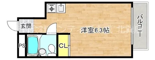 サン今里【4階】の間取り