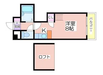 コスモレジデンス北加賀屋Ⅱ【3階】の間取り