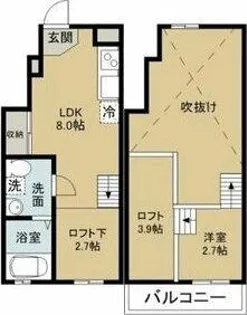White Hills East【1階】の間取り