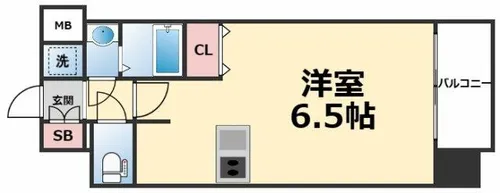 プレサンス城北公園アクアージュ【3階】の間取り