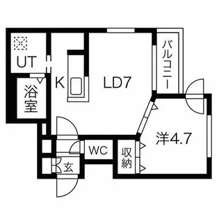 MYプラザsette【2階】の間取り