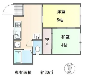 スタティックハイツキタ【2階】の間取り
