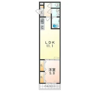 ジーメゾン泉佐野新町【3階】の間取り